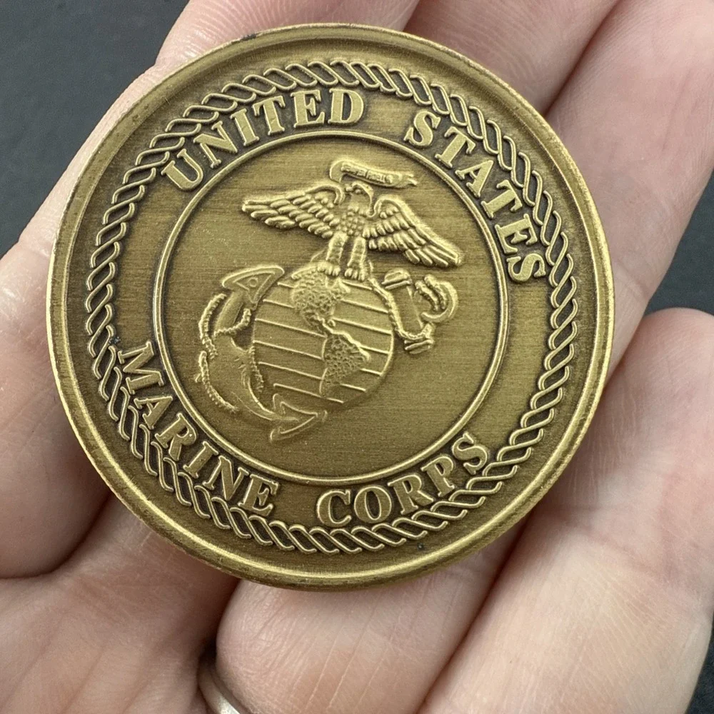 USMC Not As Lean Still as Mean Always A marine Challenge Coin